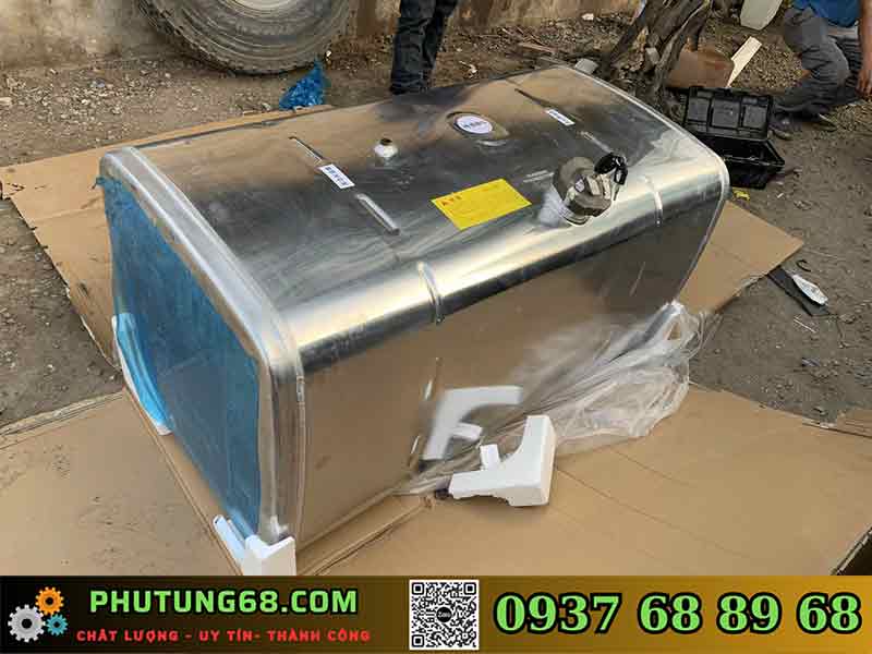 THùng dầu nhiên liện xe đầu kéo thaco – Cheng long thùng dầu nhiên liệu 800 lít