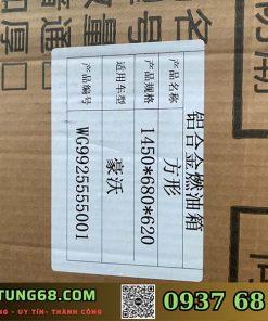 Kích thước bình dầu nhiên liệu xe đầu kéo cheng long