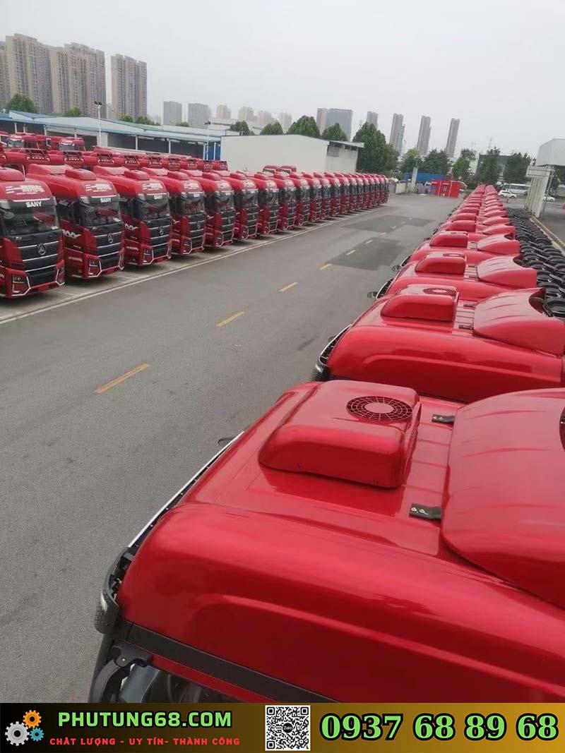 Lắp điều hòa âm trần một quạt cho đầu kéo tại hà Nội Lắp điều hòa âm trần cho dàn xe tại Hà Nội