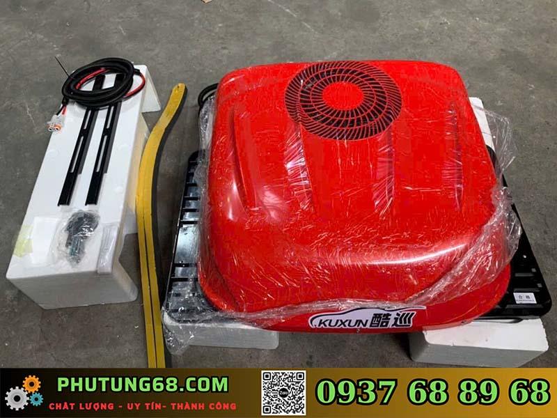 Điều hòa âm trần xe tải 1 quạt 12- 24 volt Điều hòa âm trần nhẹ điện lắp cho xe tải