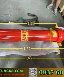 Ty ben 157-4 lắp cho xe ben 3 chân shacman – howo – cheng long Ty ben hyva 157
