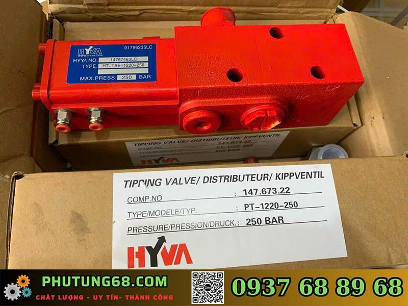 Van chia dầu thủy lực đầu kéo ben