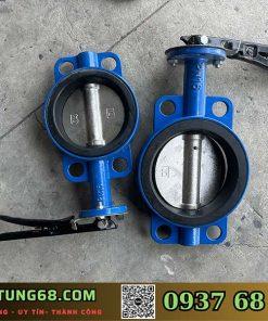 Van khóa Xi – Van cánh bướm lắp cho móc bồn xi măng Van Khoa xi Dn125 - Van cánh bướm