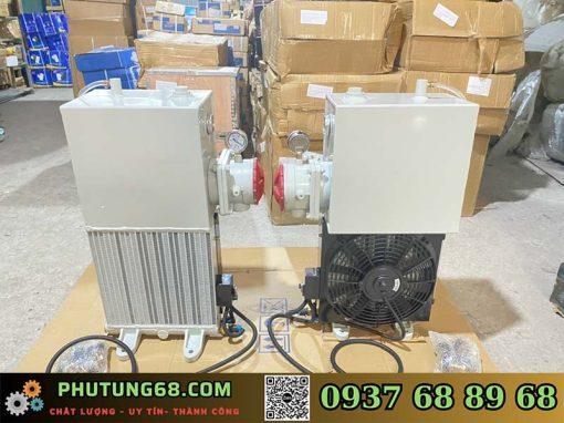 Két làm mát dầu thủy lực cho hệ thống bồn bê tông quay